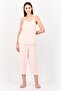 Women 2Pc Set Printed Pajama, Pink