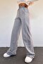 Striped Wide Leg Sweatpants Trousers - 3