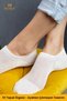 Original Women's 3 Pairs of Luxury Modal Seamless Invisible 4-Season Breathable Soft Textured Flexible All-Day Comfortable Casual Sports Shoes Sneaker Ballet Booties Socks - 2
