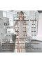 Stone Embroidered Long Tulle Sleeve and Allerli Crepe Design Evening Dress Full Pattern - 8