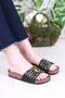 01908 Pienn Anatomical Flexible Comfortable Stone Beaded Women's Slippers