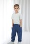 Pack of 2 Boyfriend Muslin Pants (Indigo and Khaki) - 3