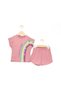 SUMMER RAINBOW PRINT SHORTS SUIT (2Y,3Y,4Y,5Y) - 2