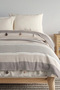 Olvina Double Pike 220 X 240 cm 100% Cotton Bedspread with Pompom - 2