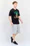 X Carrots Men Sportswear Fit Short Sleeve Outdoor T-Shirt, Black - 4