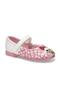 Girl's White Fuchsia Ballerinas
