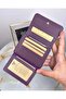 Genuine Leather Multi-Compartment Zippered Wallet with Coin Compartment 2098