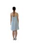 Design Lace-Up Strap Loose Cut Dress Women's Light Blue - 4