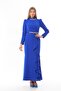 Stone belt & collar dress