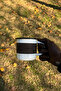 Enamel Mug 350 ml – White, Black Interior, with Case and Carrying Bag - 5