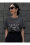 Women's Printed Crew Neck Relaxed Cut T-Shirt