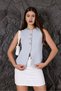 100% Linen Button Detailed Vest
