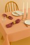 Luna Series Velvet Textured 2-Piece Guest Napkin - Dried Rose - 2