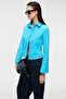 Makayla Women Linen Long Sleeve Regular Fit Blue Shirt - 5