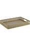 Golden Rectangular Serving Tray