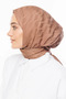 Yalı Wave Pattern Silky Jacquard Shawl