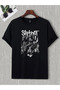 Unisex Stylish Comfortable Oversize Cotton Crew Neck T-Shirt with Special Design Code 48270 - 3