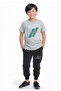 Boy's Seasonal Positive Printed Bottom-Top Suit