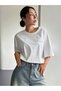 Women's Printed Crew Neck Relaxed Cut T-Shirt