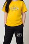 Girl's Printed Live Butterfly Waist Detail Elastic Bottom Pjamas Suit