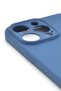 جراب سيليكون ناعم ومرن متوافق مع هاتف iPhone 13 Pro Max، مطاطي باللون الأزرق النيلي - 3