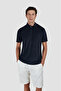 Cotton Polyester Polo Shirt with Buttons
