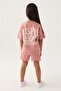 Girls' orange shorts set - 5