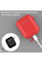 Airpods الأول الجيل الثاني. حافظة متوافقة مع الجيل من السيليكون وغطاء حماية خلفي - 3