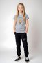 Girl's Printed Happy Bear Waist Detail Elastic Bottom Pjama Suit