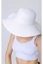 Large Adjustable Round Straw Hat - 3