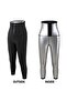 Sauna Leggings Model Slimming Thermal Sauna Hook-and-Eye Sports Leggings - 3
