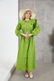 Belted Dress Oil Green - 4