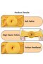 The Girl Cap Elastic Baby Headband Stretchable Nylon Assorted Hairbands for Baby - 2PCs (Yellow) - 2