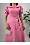 Dress with belt detail