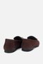 Women's Leather Brown Buckle Loafer - 7