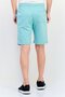 Men Regular Fit Drawstring Embroidered Logo Shorts, Green - 3
