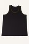 Men's Zero Sleeve Thick Strap Crew Neck Comfort Basic Relaxed Cut Combed Cotton T-shirt Undershirt - 4
