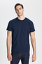 Slim Fit Crew Neck 3 Pack Basic T-Shirts - 2