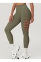Womens High Waist Contour Seamless Workout sport Leggings Yoga Pants Tummy Control Running Pants - 2