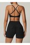 Womens V-Neck Sports Bra - 2