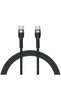 Black Shira Series Type-C to Type-C Pd Cable 1 Meter-Gcmp