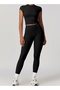 Womens High Waist Contour Seamless Workout sport Leggings Yoga Pants Tummy Control Running Pants - 4