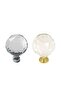 Crystal 20 mm Diameter Single Hole Handle Luxury Country Kitchen Furniture Cabinet Drawer Handle - 2