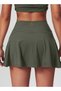 Womens High Waist Contour Seamless Workout Sport Yoga Skirt Tummy Control - 5
