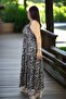 Japanese Sleeveless Robes with Fluffy Intermediate Length Plus Size Cotton Viscose Dress - 7