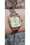 Dke.1.10844 Straw Cord Roman Numeral Square Dial Women Wrist Watch - 3