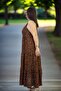 Japanese Sleeveless Robes with Fluffy Intermediate Length Plus Size Cotton Viscose Dress - 5