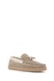 Men's Beige Suede 100% Leather, Genuine Leather Casual Penny Loafer Shoes, Casual Shoes, Daily Shoes 2 - 6