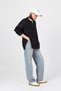 Μαύρο Oversize Basic Μακρύ Πουκάμισο 4664A - 8