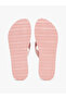 Women's Pink Web Strap Beach Sandals - 5